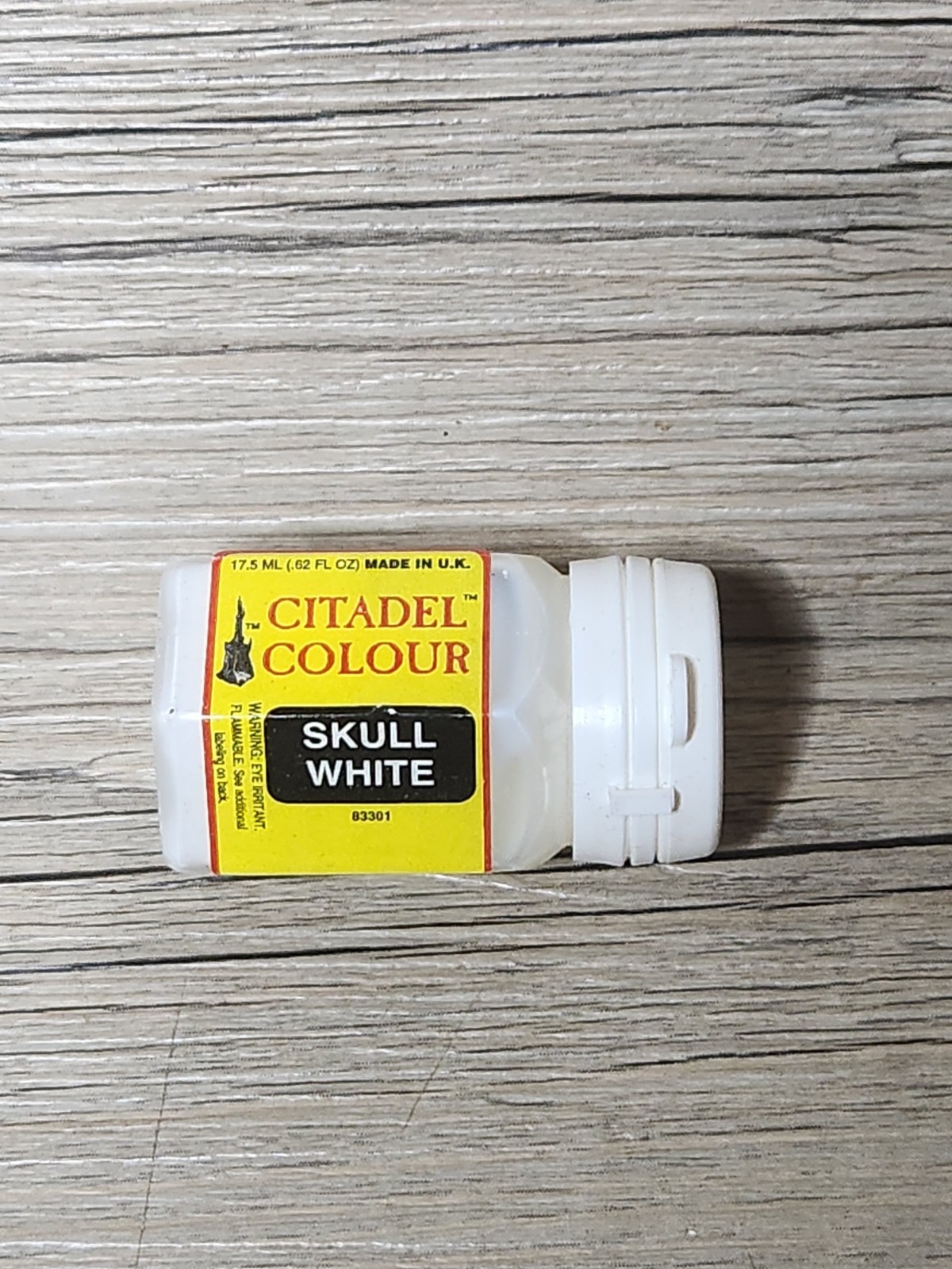 Citadel Colour Skull White Acrylic Paint 17.5ml Retired 1998 NOS New Sealed Vtg