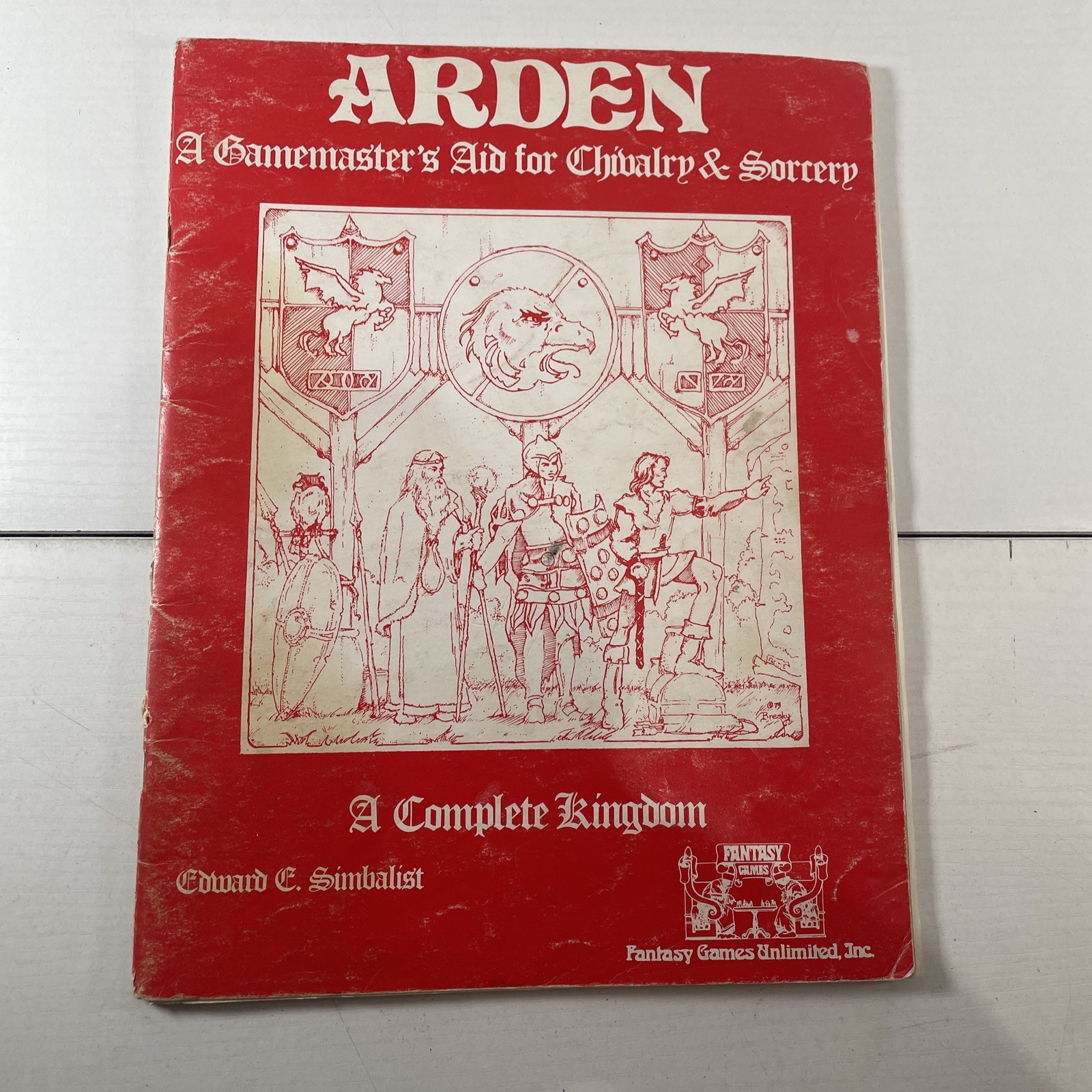 ARDEN ,  A GAMEMASTER'S AID FOR CHIVALRY & SORCERY RPG 1979