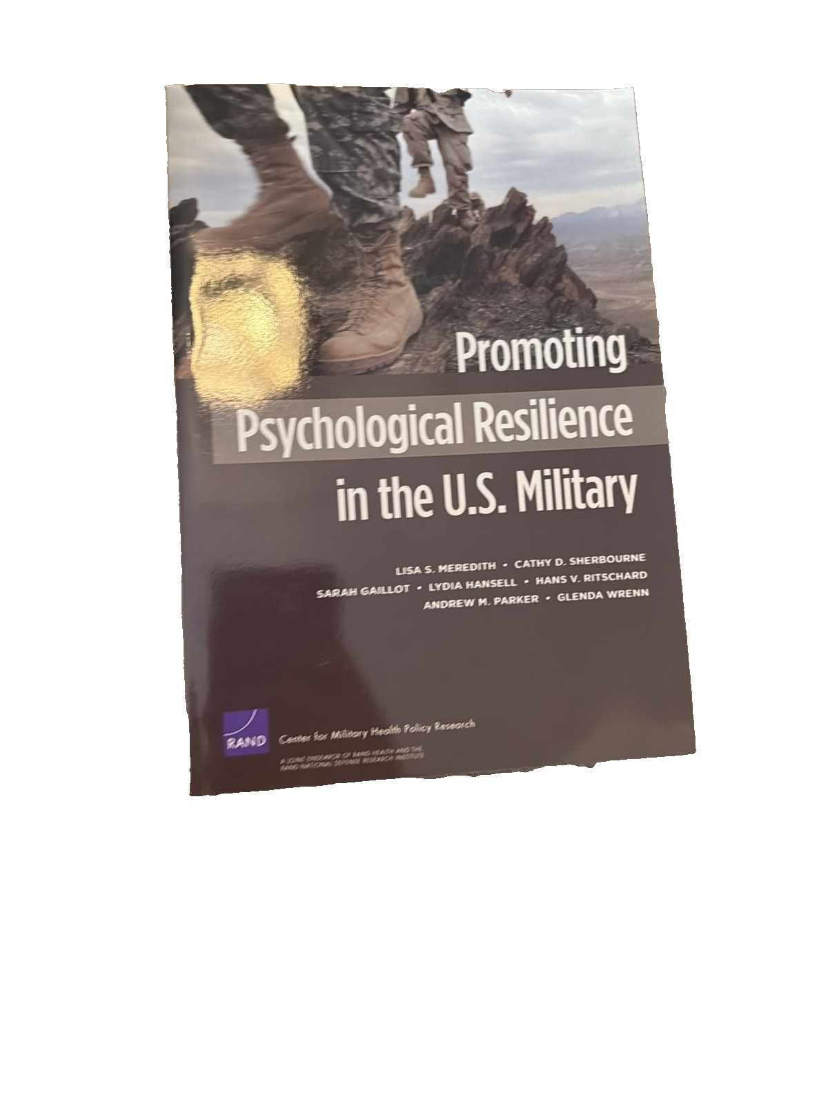 PROMOTING PSYCHOLOGICAL RESILIENCE IN THE U.S. MILITARY By Lisa S. Meredith VG