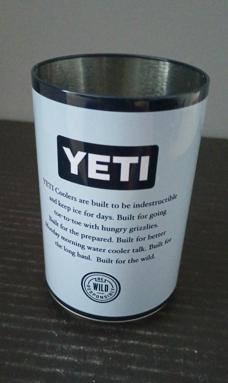 Yeti Pop Top Limited Edition Empty Can No Lid