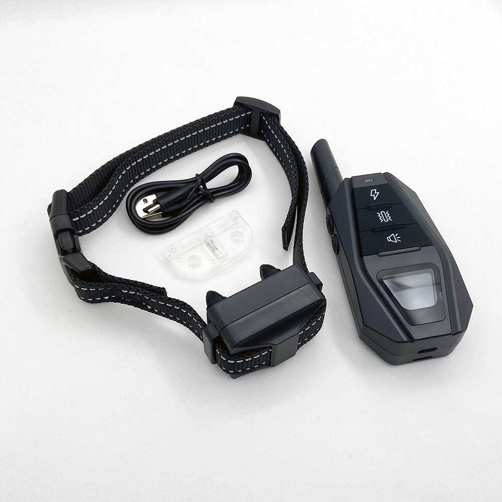 3300 FT Dog Shock Training Collar Remote Rechargeable Waterproof Pet LCD Trainer
