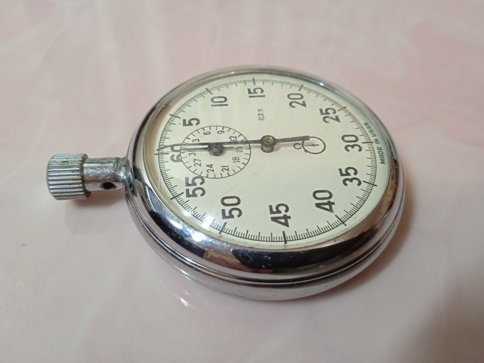 Soviet mechanical stopwatch Agat.