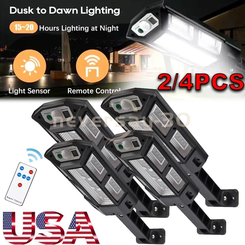99000000LM LED Outdoor Solar Wall Light Commercial Waterproof Road Street Lamp