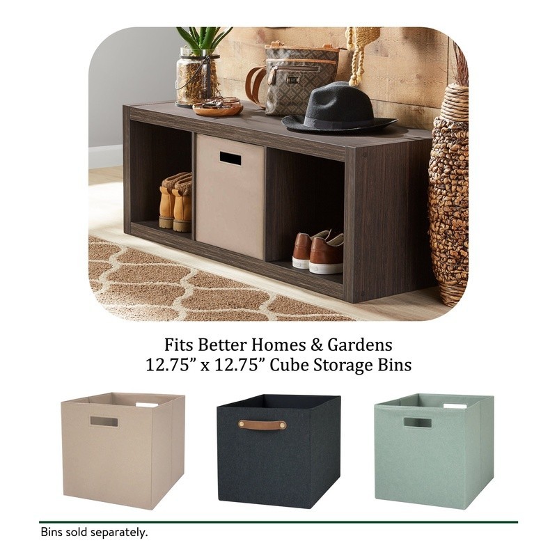3-Cube Storage Organizer Open Back Design Versatile Home Office Display Unit New
