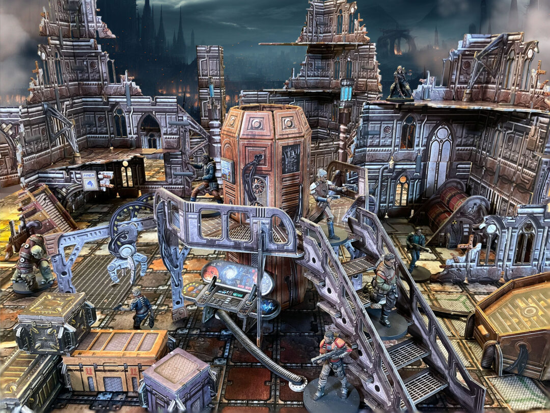 PRESALE Gothic Cityscape Terrain Set Warhammer 40k Necromunda Battle System THG