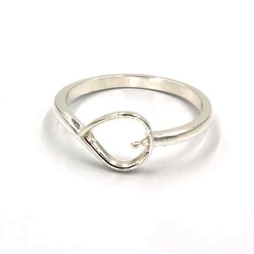Pearl Open Lily Ring Mounting