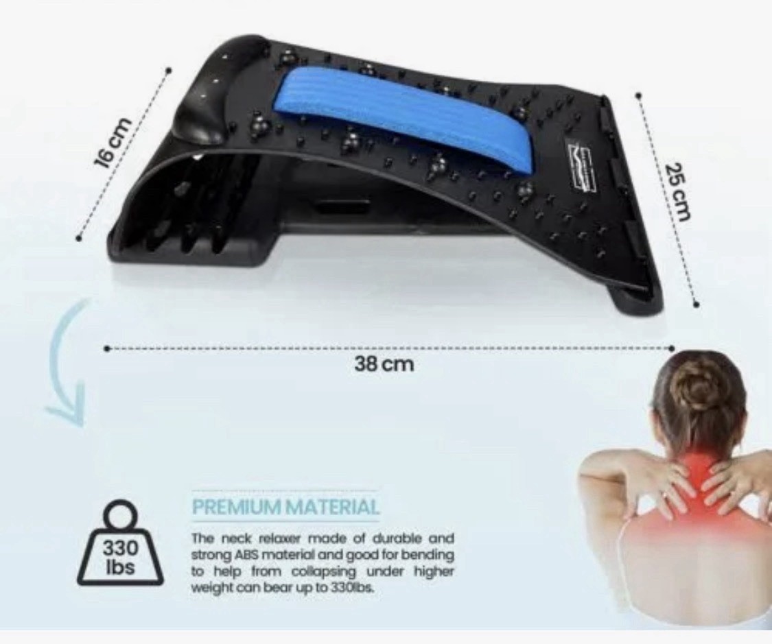 INNOSTRETCH Neck Stretcher Orthopedic Adjustable Acupoint Massage Device