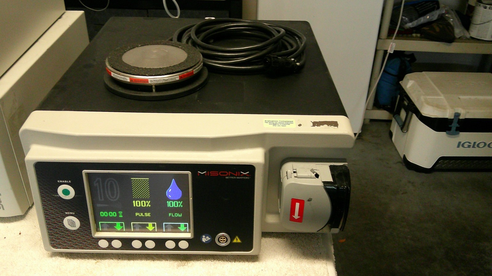 MISONIX BCM-GN/BC06 ULTRASONIC SURGICAL ASPIRATION SYSTEM WITH FOOTSWITCH