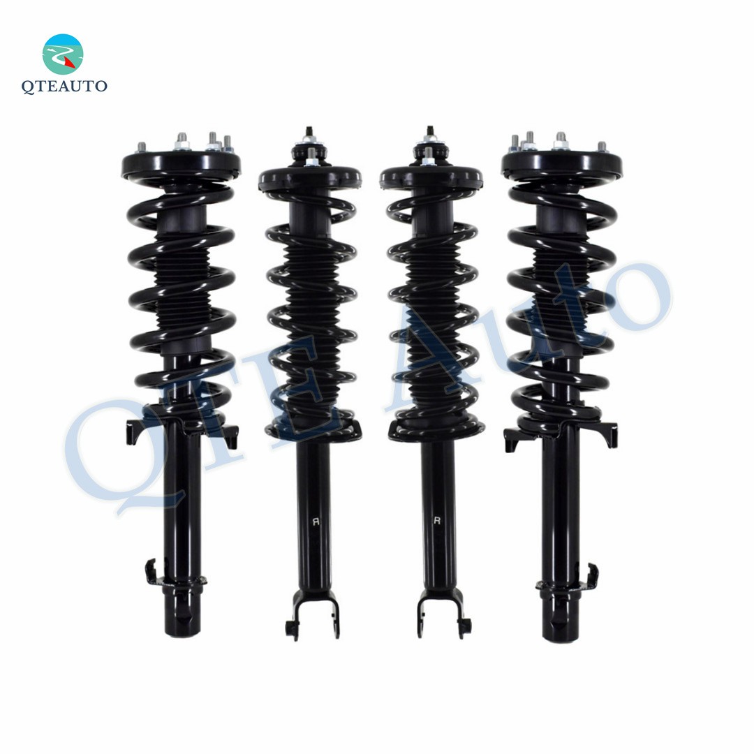 Set 4 Front-Rear Quick Complete Strut-Coil Spring For 2009-2014 Acura Tl FWD V6