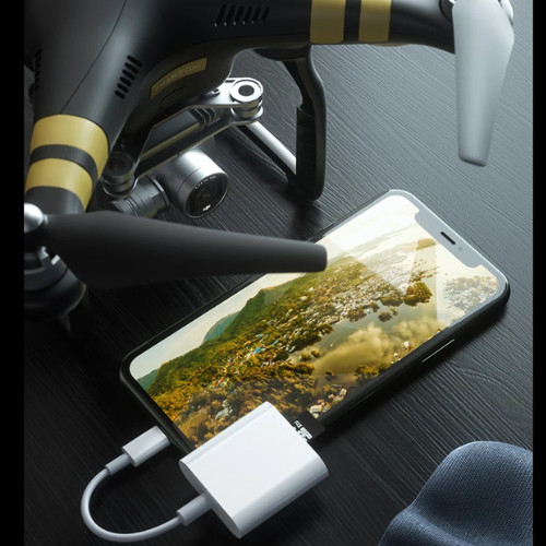 USB C SD Card Reader for Iphone 15 16/Ipad/Macbook/Mac,Type C Memory Trail Camer