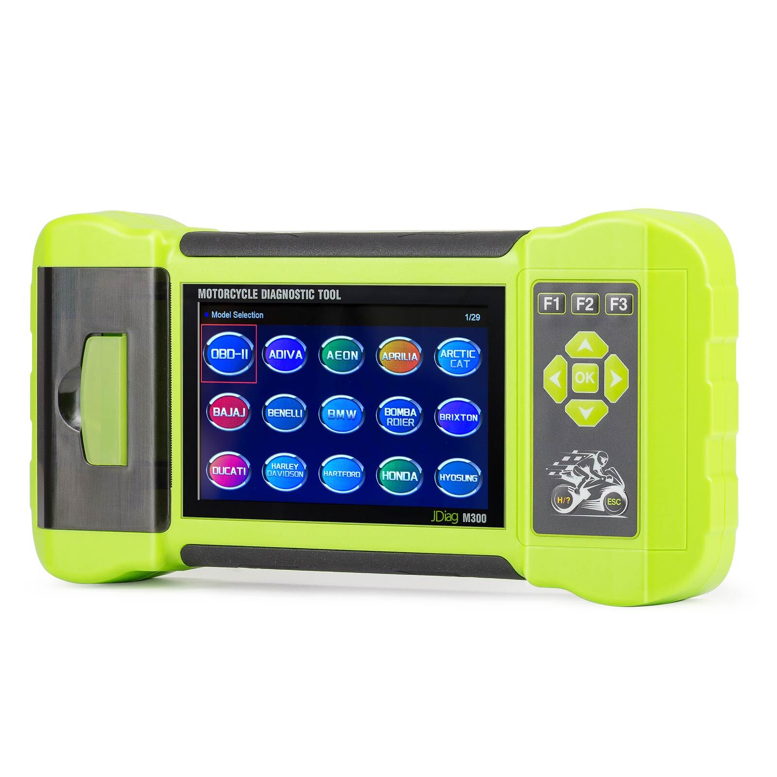JDiag M300 Full Version Motorcycle Diagnosis OBD2 Scanner Moto Fault Code Reader