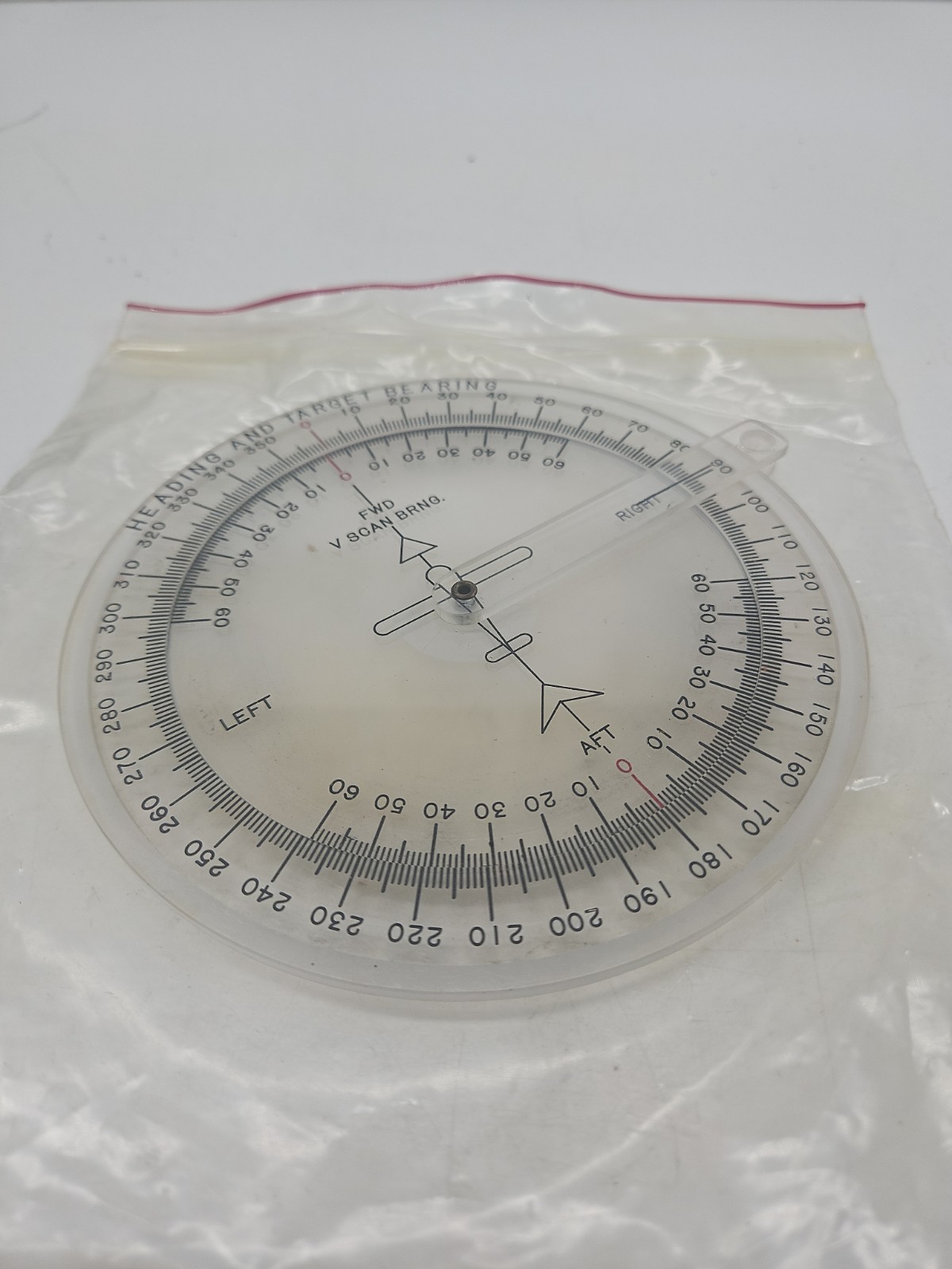 Vintage Military Flight Navigation Circle