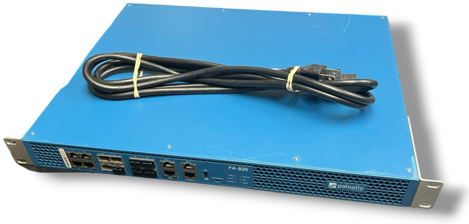Palo Alto Networks PA-820 12-Port Firewall Security Appliance - TESTED!!