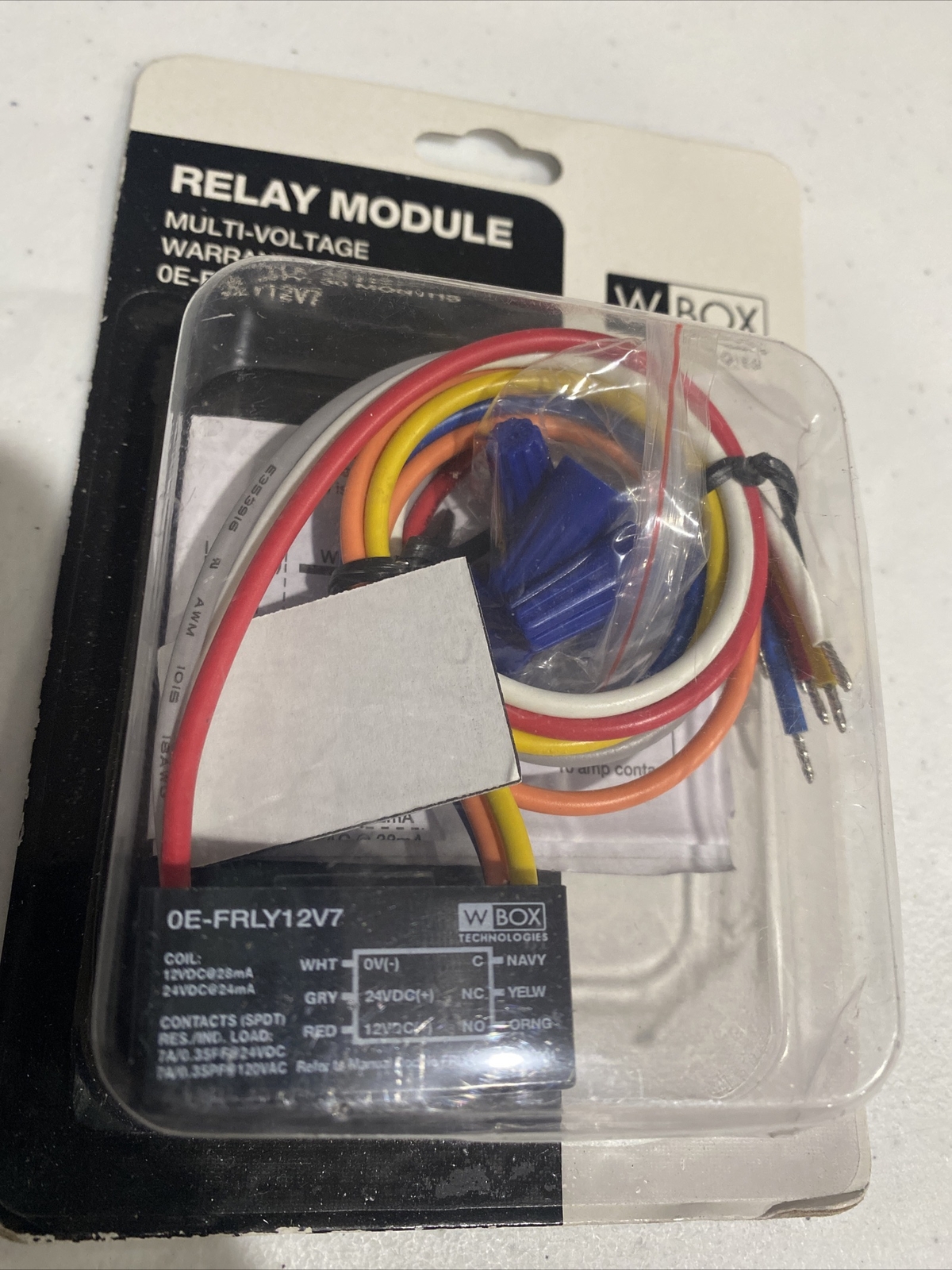 MULTI-VOLTAGE RELAY MODULE - OE-FRLY12V7 BY W BOX TECHNOLOGIES