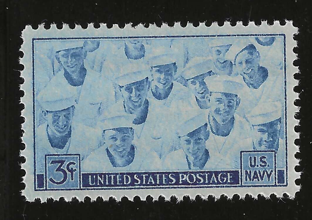 1945 WWII U.S. NAVY SAILORS - U.S. POSTAGE STAMP - WORLD WAR II - MINT CONDITION
