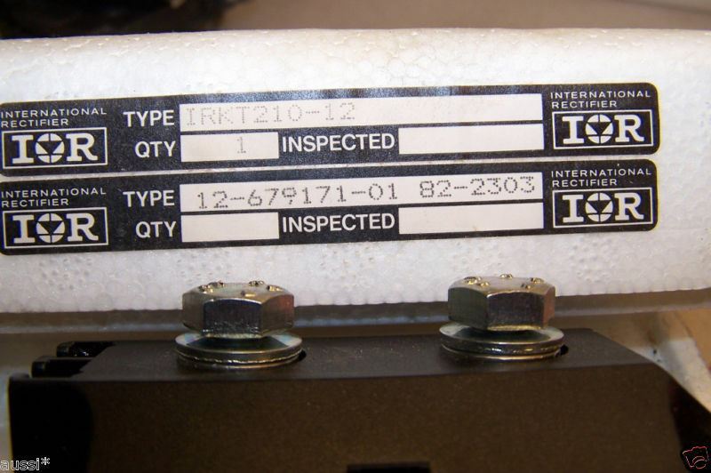 NEW INTERNATIONAL RECTIFIER MAGN-A-PAK THYRISTOR MODULE IRKT210-12