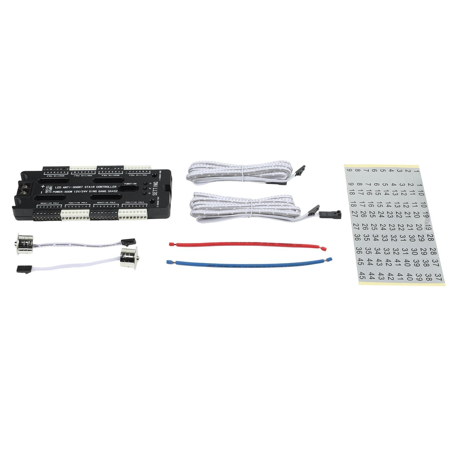Simplified Installation Indoor LED Stair Light Controller with Sensors