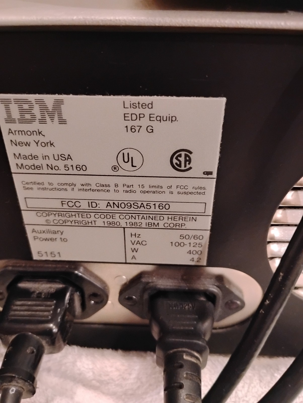 7th IBM PC XT 1st Hard Drive PC 1982 Complete Set Original