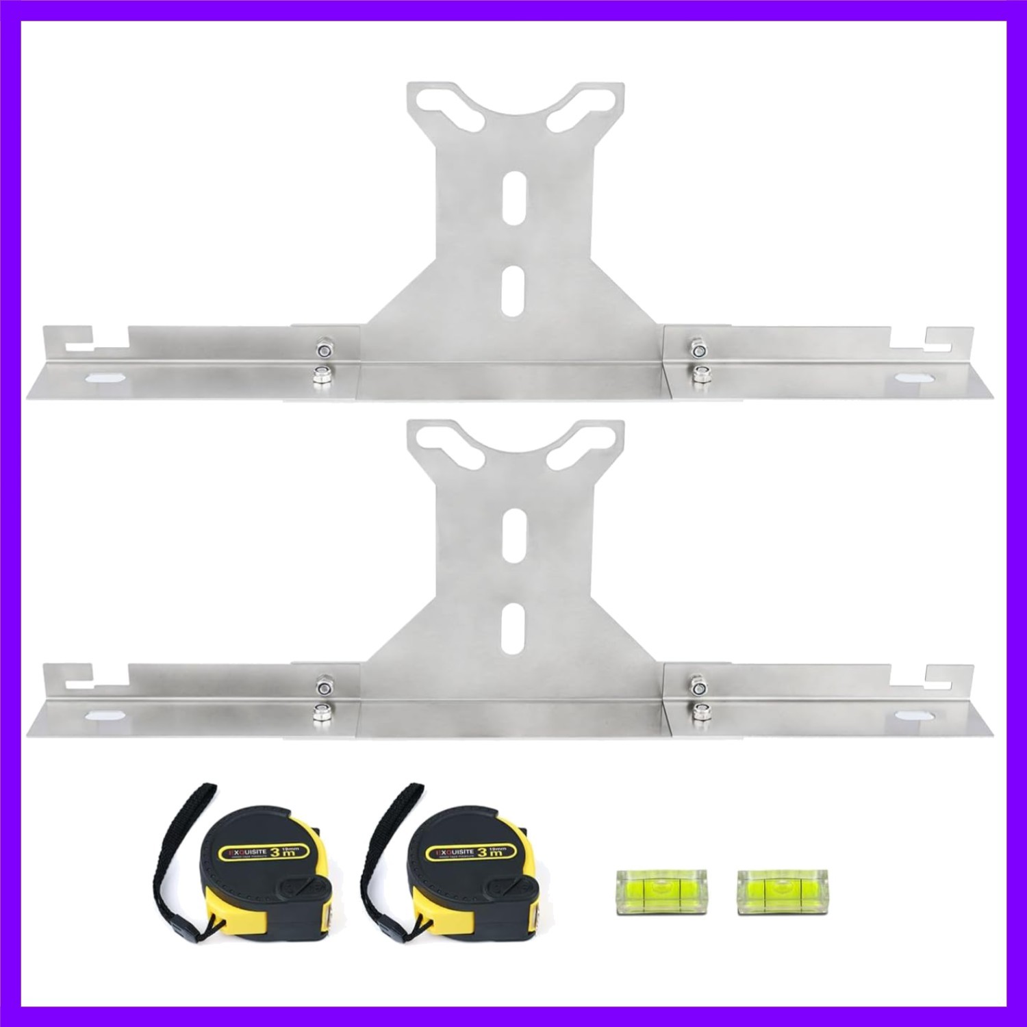 Wheel Alignment Tool for DIY Toe Adjustment, Stainless Steel Toe Alignment Pl...