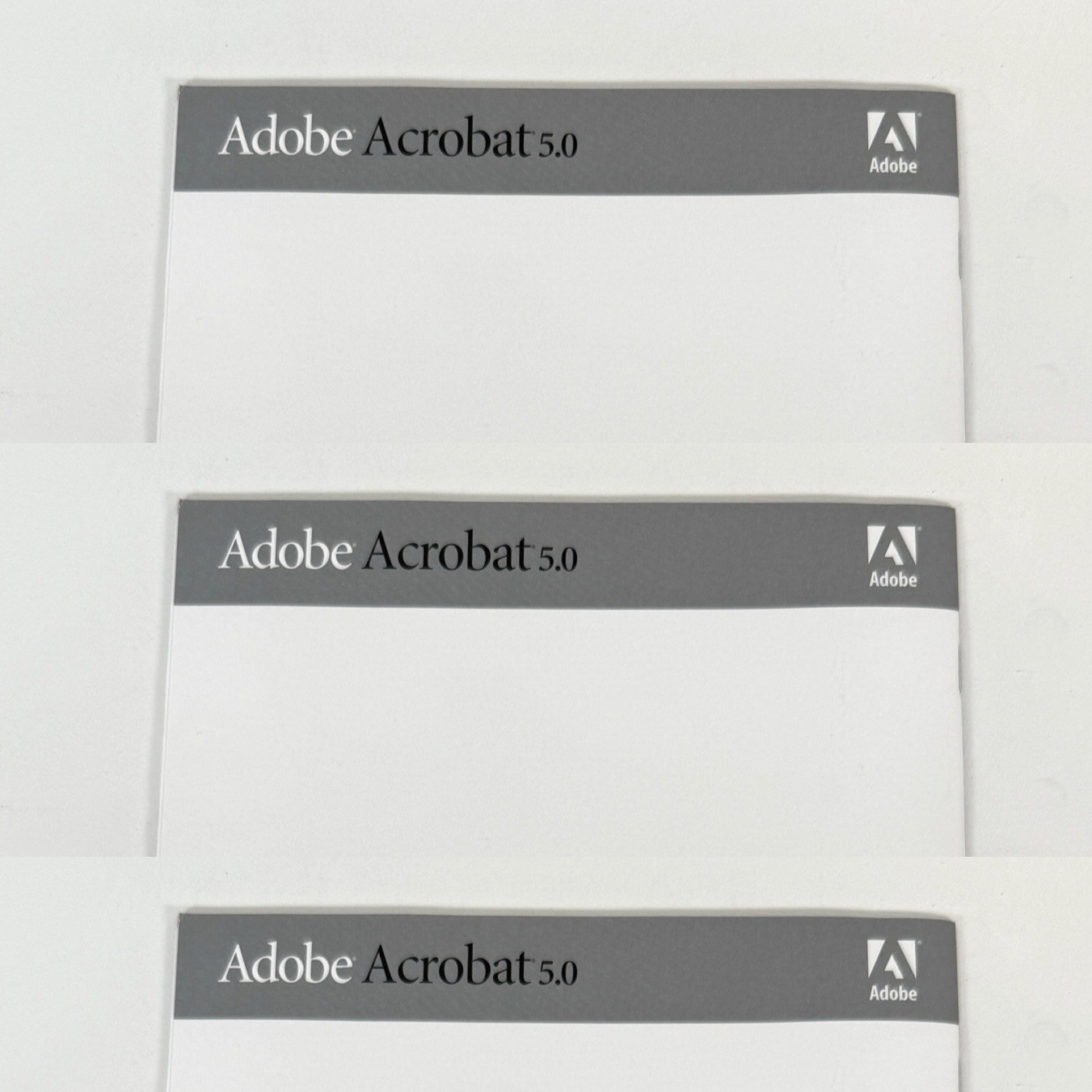 Adobe Acrobat 5.0 for Windows (New - Sealed) with Booklet