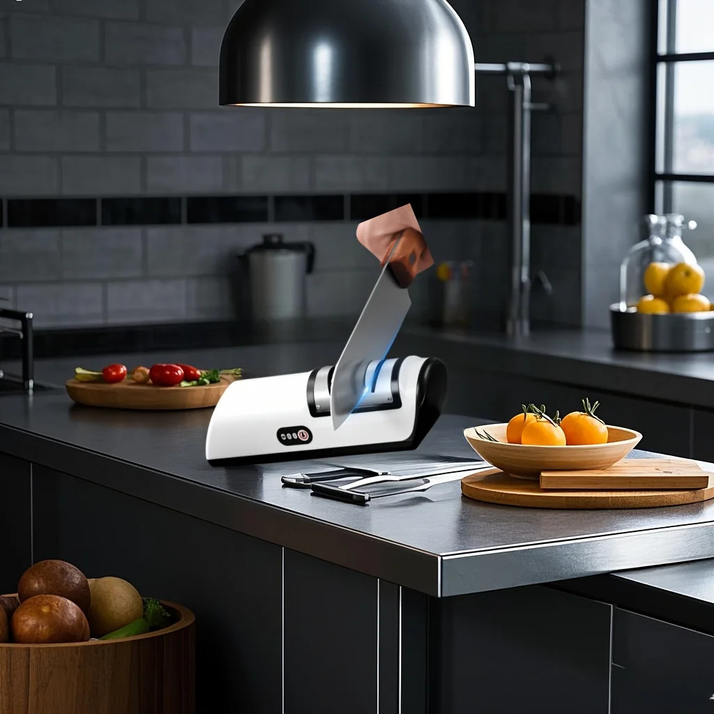 home appliance Kitchen Electric Knife Sharpener Multifunctional Automatic Profes