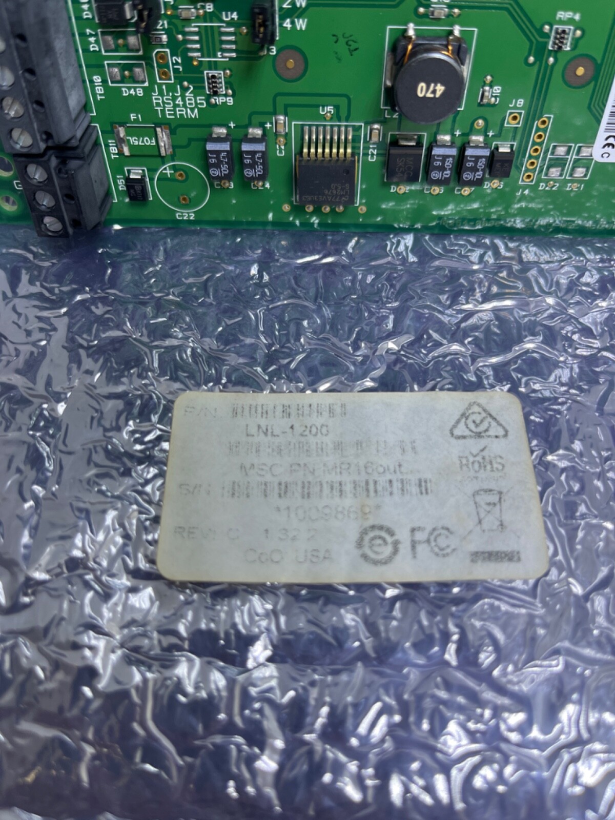 Lenel LNL-1200 Output Control Module 16 Programmable