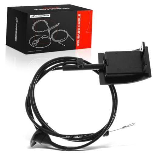 Hood Release Cable & Pull Handle Compatible with 1992-1997 Ford F-150 F-250 F