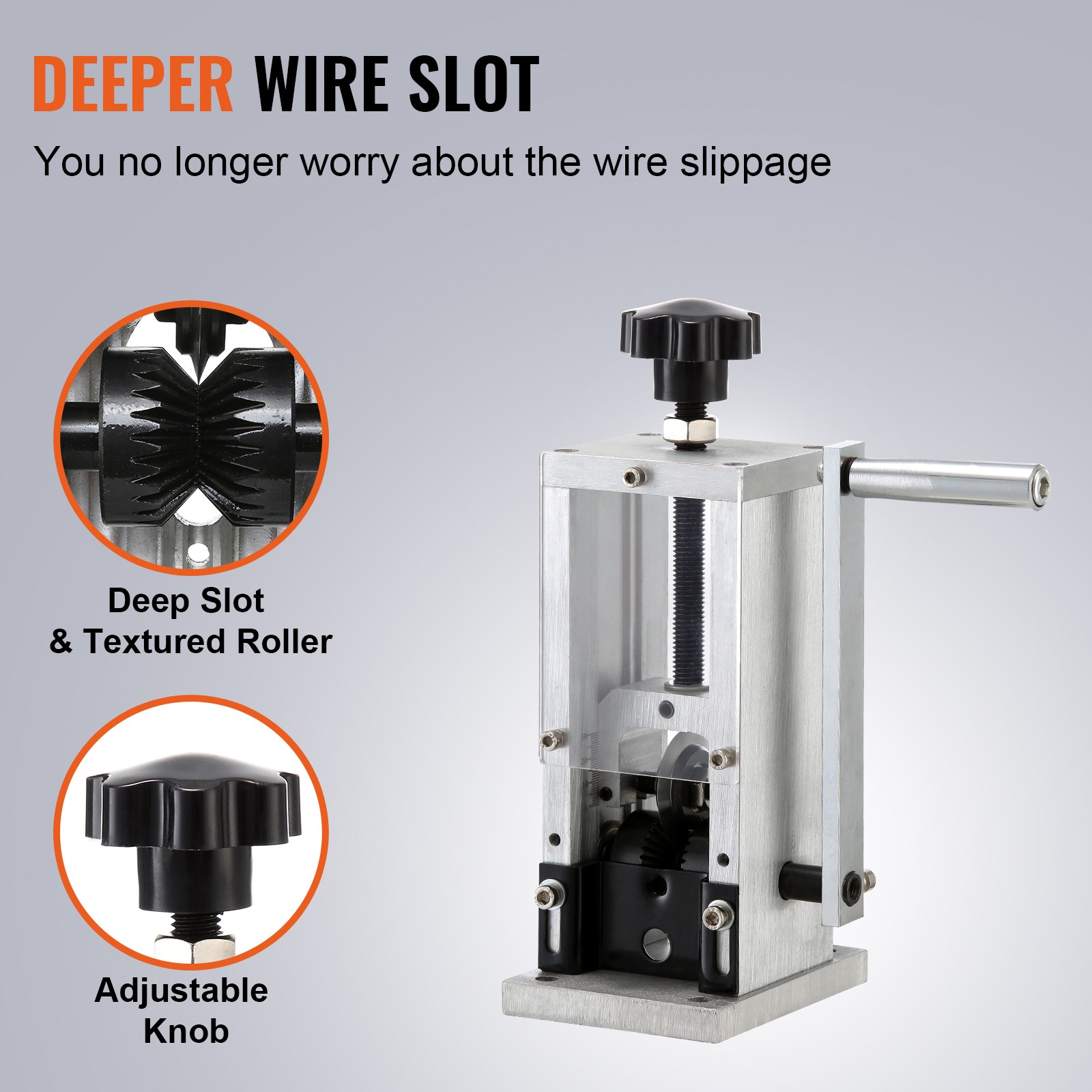 Uimoso Manual Wire Stripping Machine Portable Cable Stripper 0.06''-1.18''Visual
