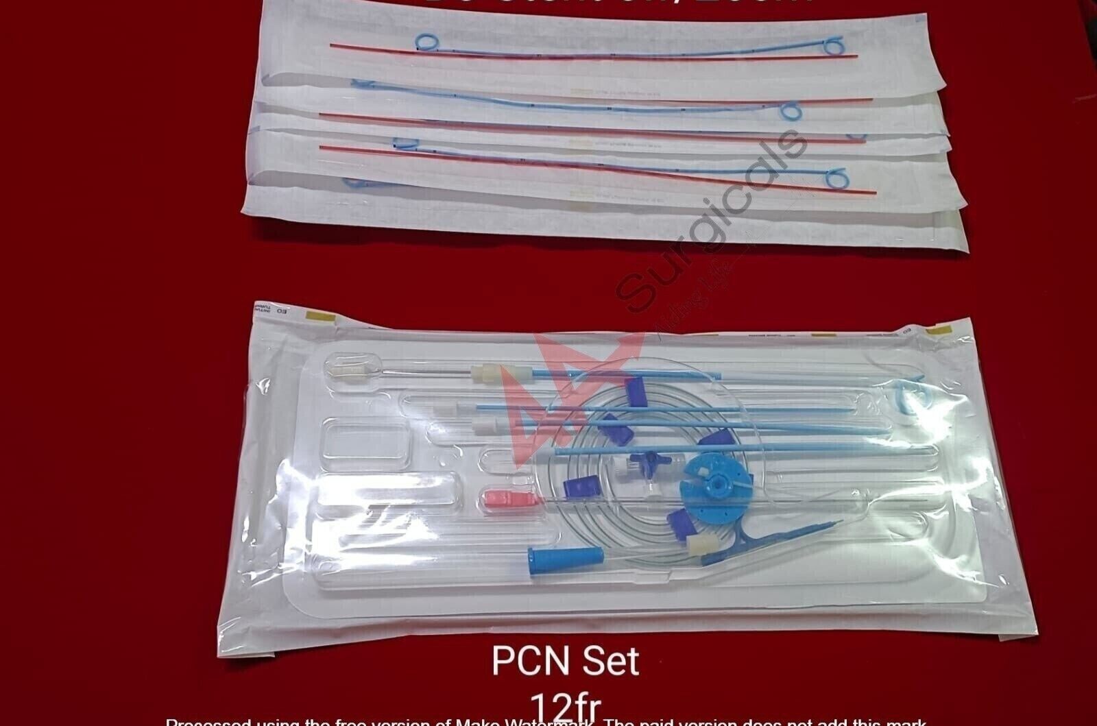 4A PCN  SET 12Fr +Double J  6FR/26CM 5PCS