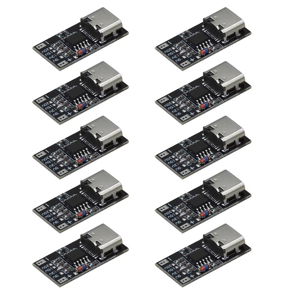 USB-C for pd Trigger Board Set 10pcs Compact Design 23x12mm for Fast Charging