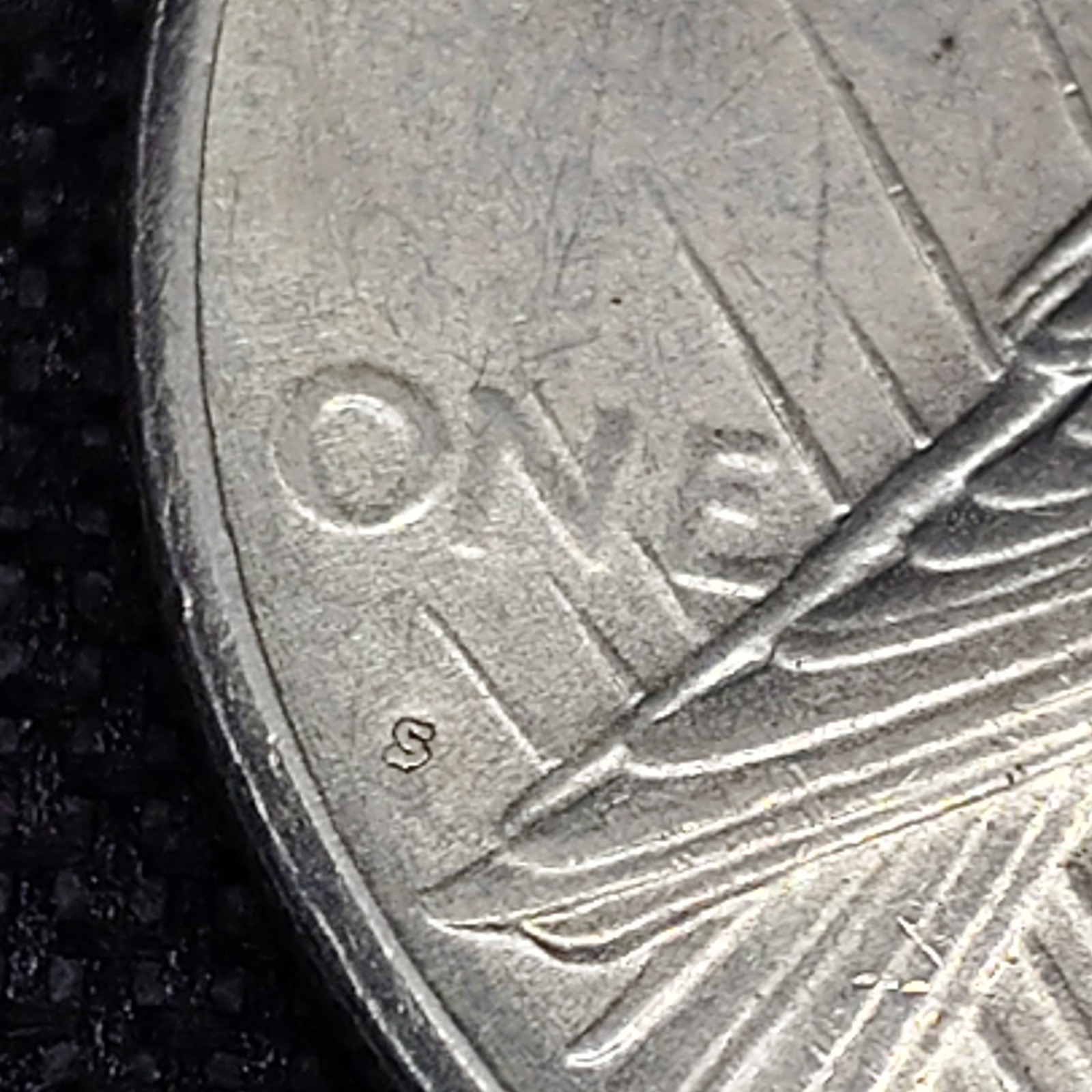 1922 S Peace Silver Dollar