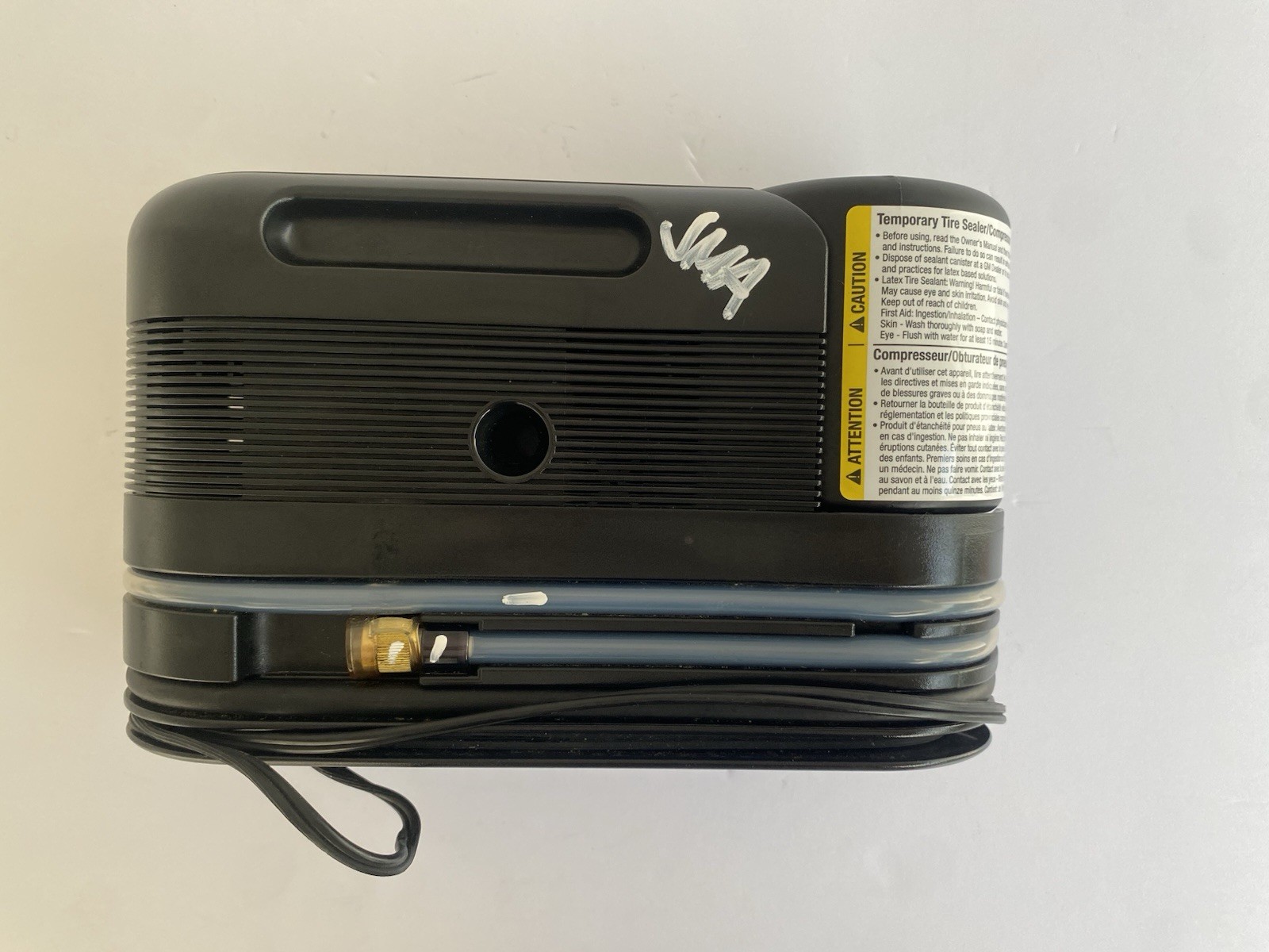 2010 2012 CADILLAC SRX SPARE TIRE ROADSIDE COMPRESSOR INFLATOR