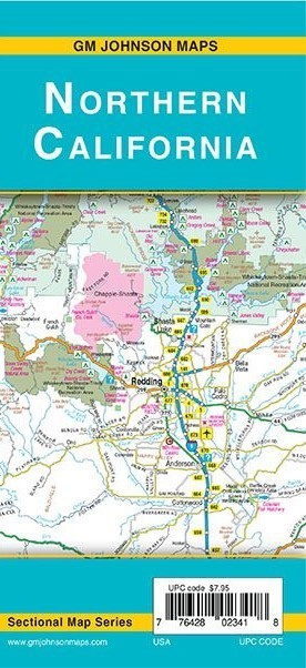 Map of Northern California, by GMJ Maps