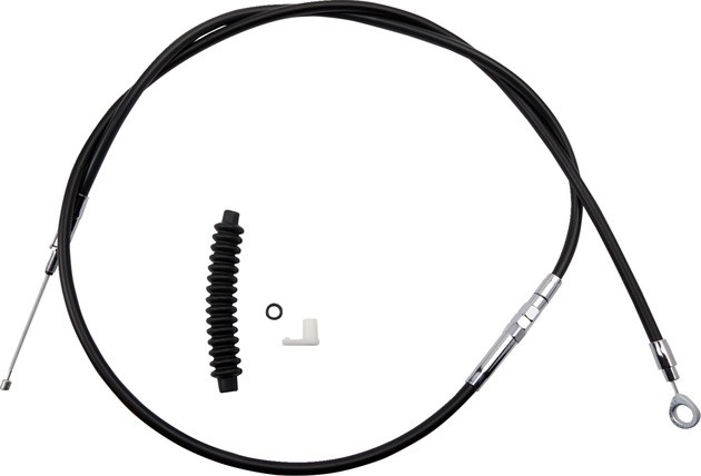 Drag Specialties Black Vinyl Clutch Cable 70-11/16" Black 211844 Harley Davidson