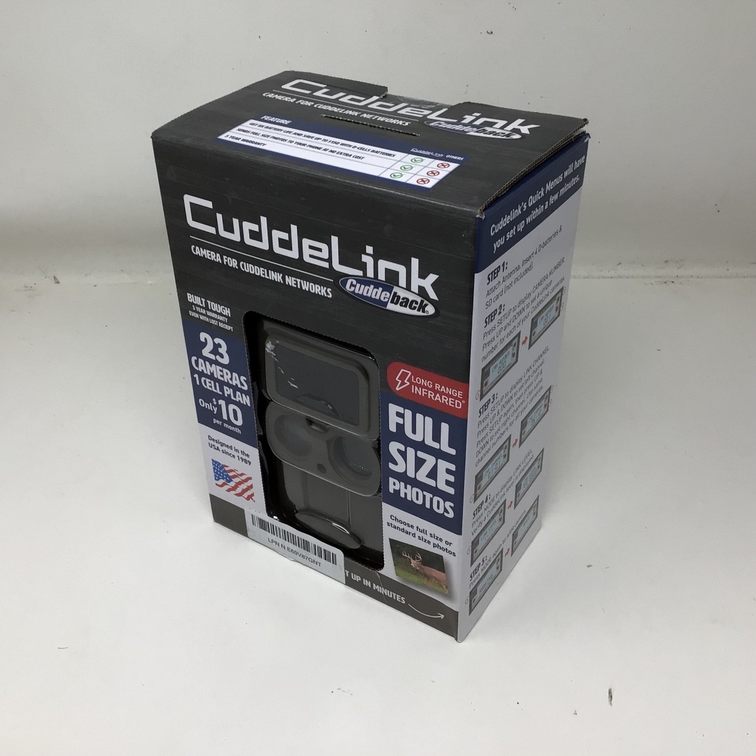 Cuddeback Cuddelink IR Trail Camera 20MP Gently Used Cellular Camera Untested