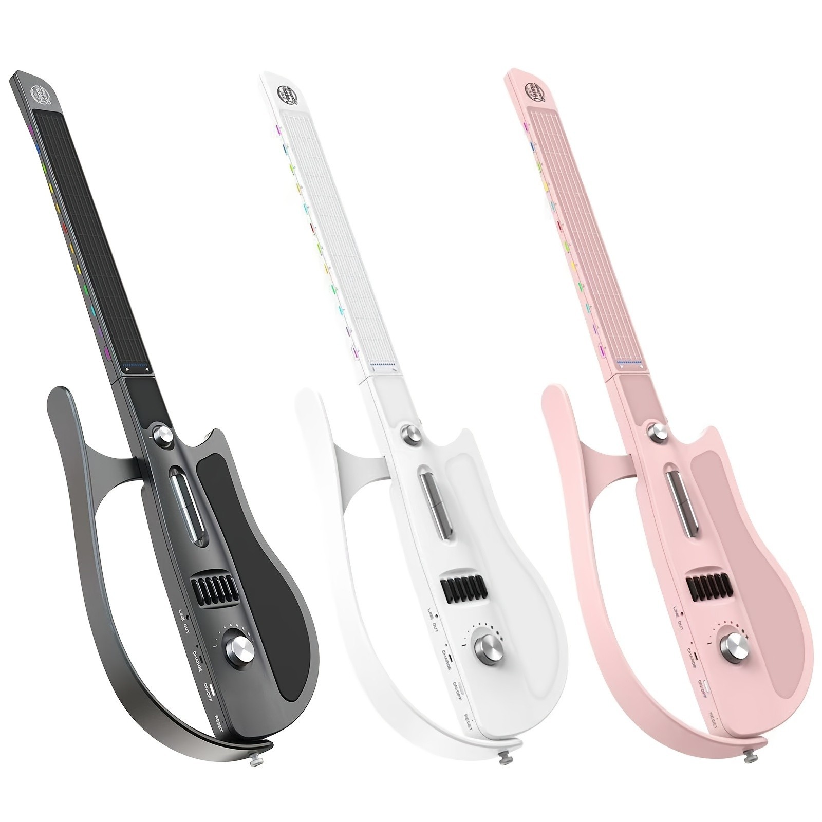 Stringless Smart Guitar Built-in Drum Machine&Bassline Foldable Backing Guitarra