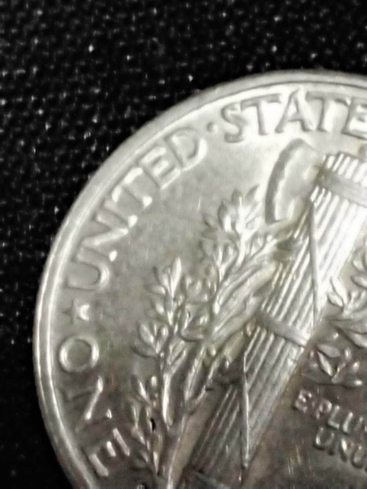 1944 S Mercury Dime Error "In Cod We Trust " Full Bands