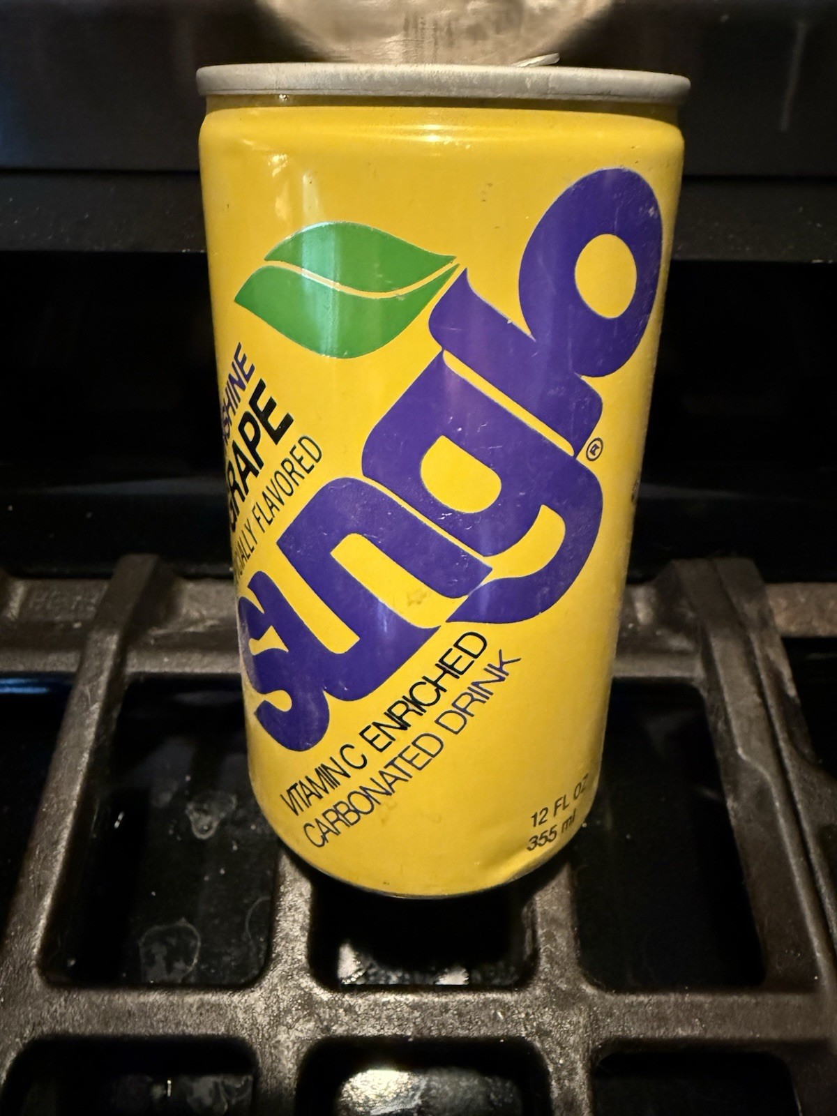 Vintage SUNGLO 12oz. Empty Aluminum Soda 🥤 Can Grape 🍇