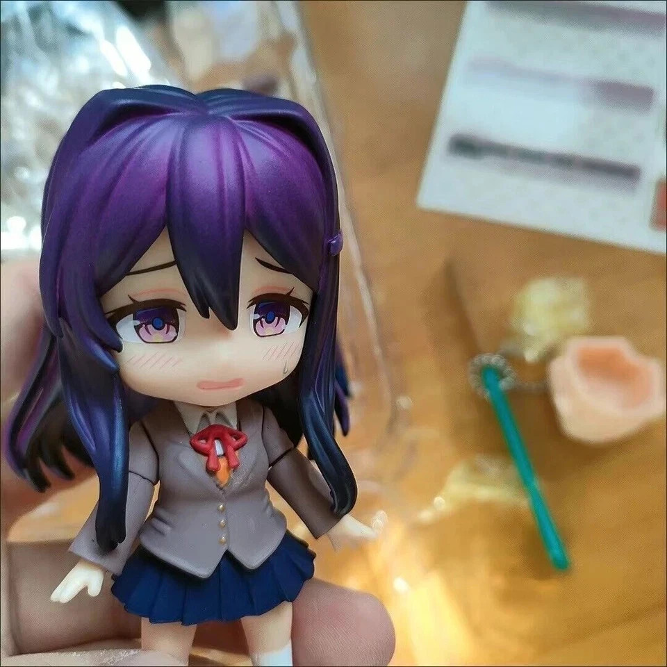 DDLC Doki Doki Literature Club! Yuri Nendoroid 2283 PVC Toy Model Doll