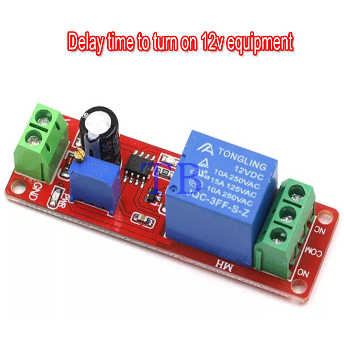 SHIP DC 12V Delay Relay Shield 555 Timer Switch Adjustable Module 0-10 sec 3Pcs