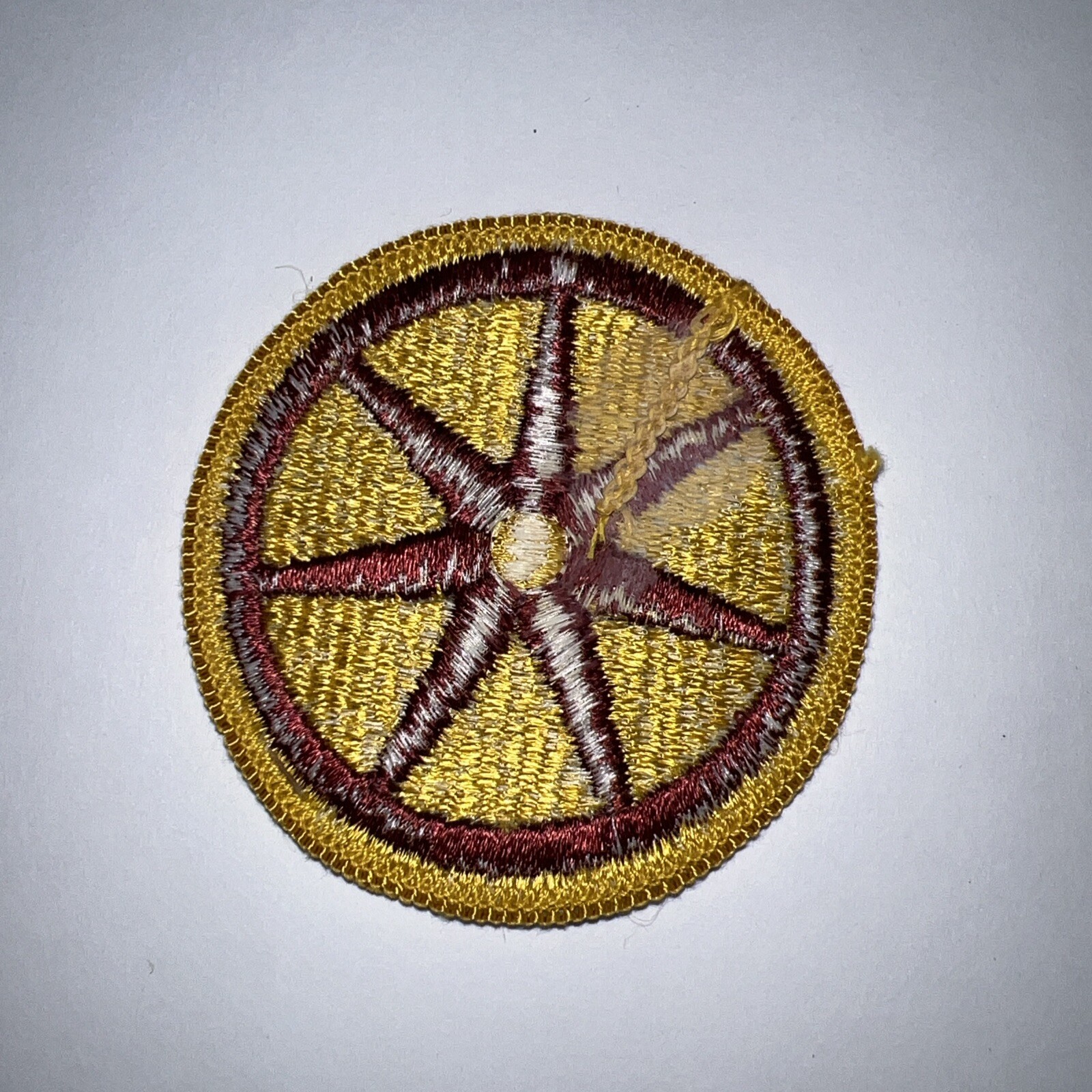 U.S. Army 107th Transportation Brigade Wagon Wheel Patch