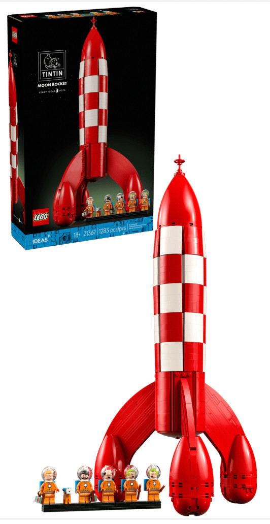 LEGO #21367: Tintin Moon Rocket Ideas Set: IN HAND NOW