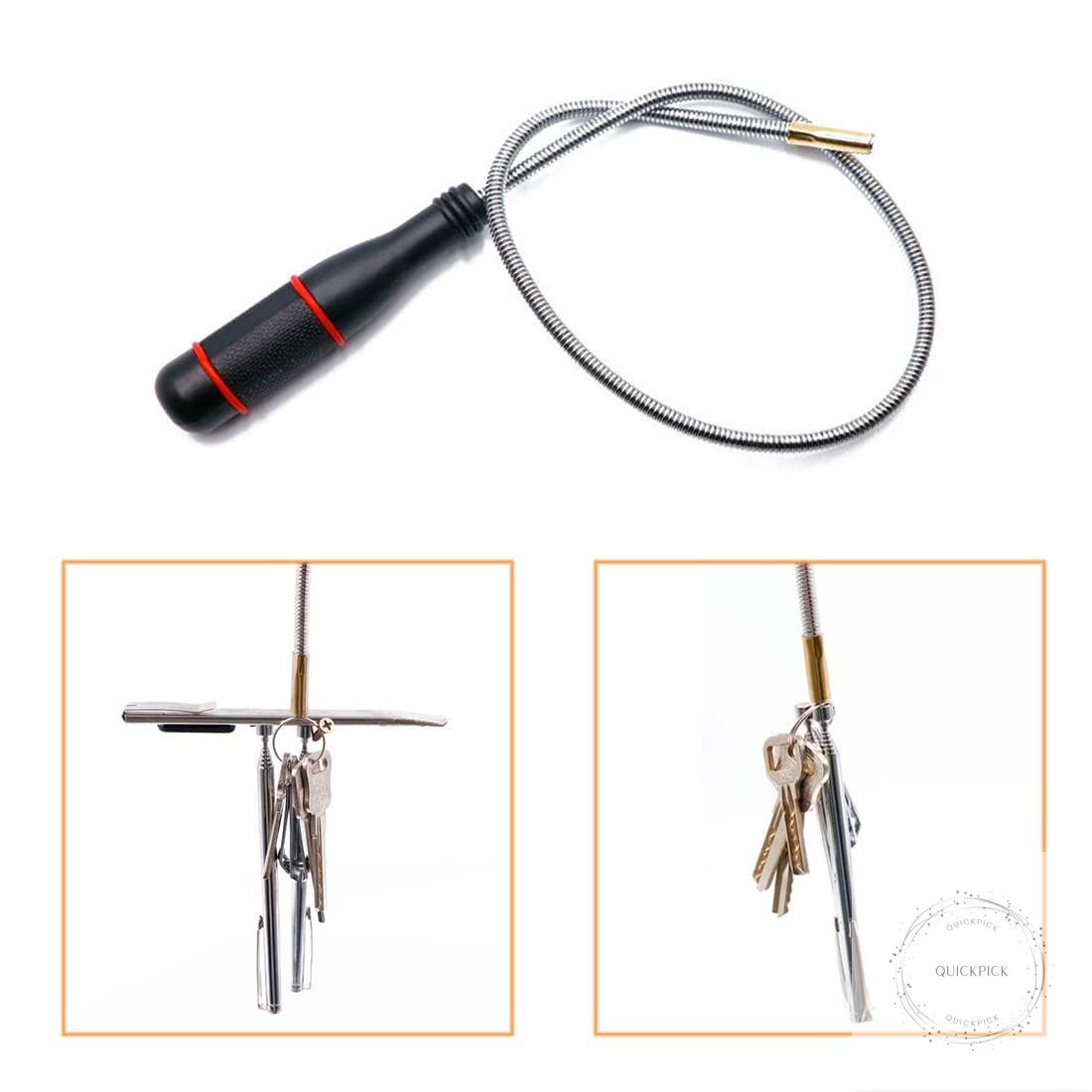 4 Pack Telescoping Magnet Pick-up Tool Set - Retrieving Pickup Tools，Extendable