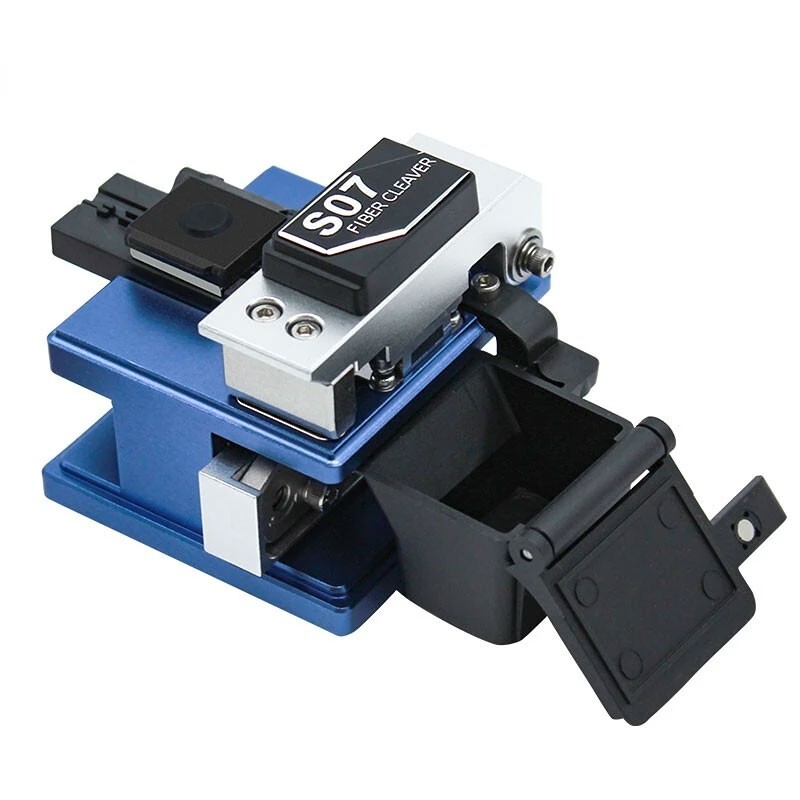 Heavy Duty S07 Fiber Cleaver Automatic Return 125um Optical Fiber Cutter Tool