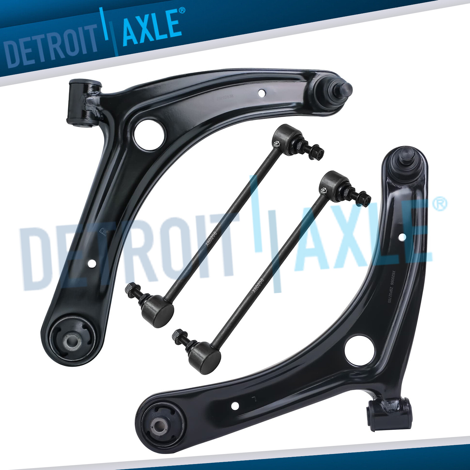 Front Lower Control Arms Sway Bars for 2007 - 2017 Jeep Compass Patriot Caliber