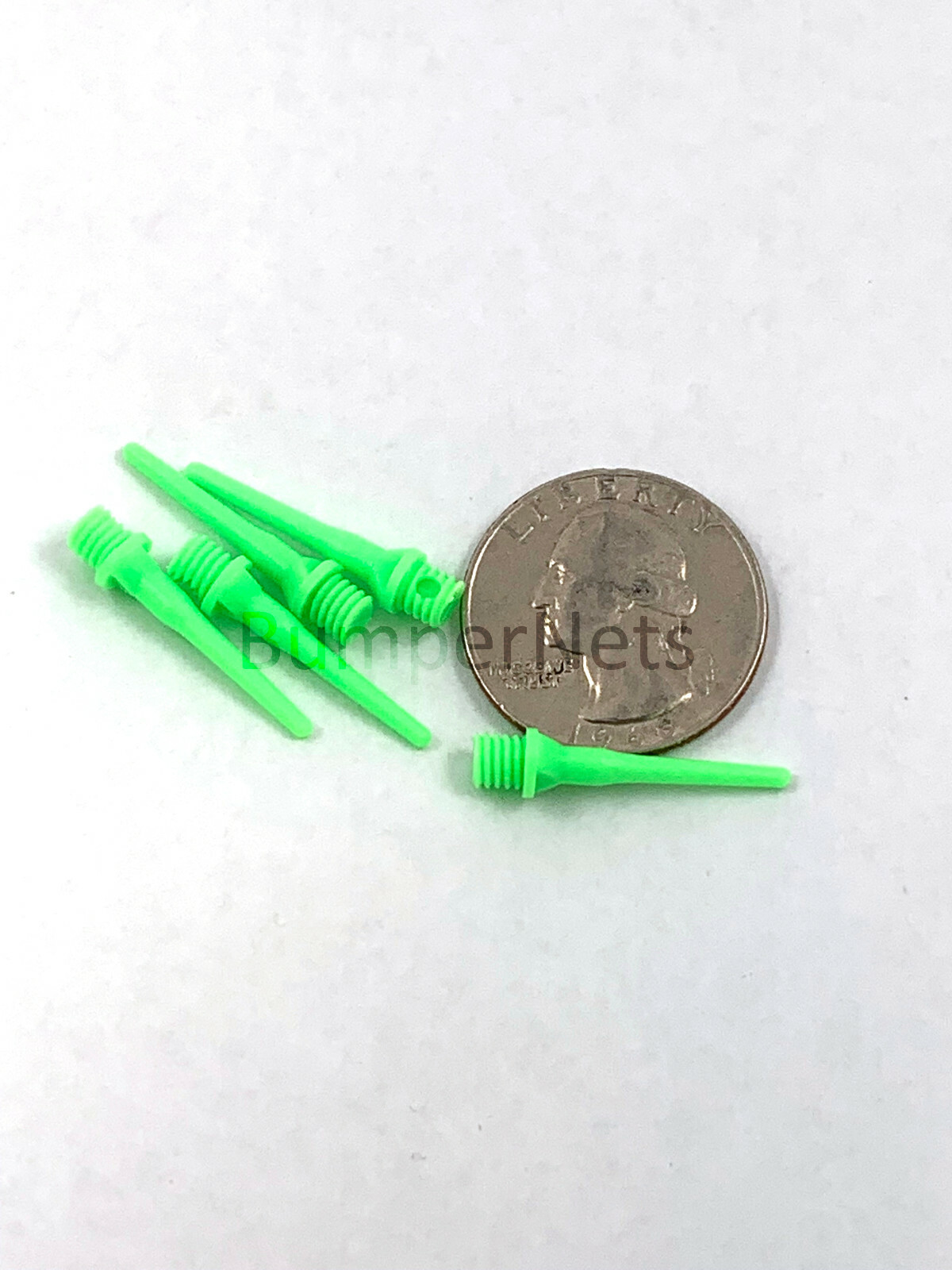 1000 Darts Green Soft Tips 2ba Size,Tufflex Short, Plastic Extremely Durable