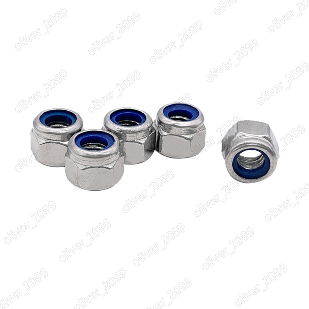 316 Stainless Steel Prevailing Torque Type Hexagon Nuts With Nonmetallic Insert