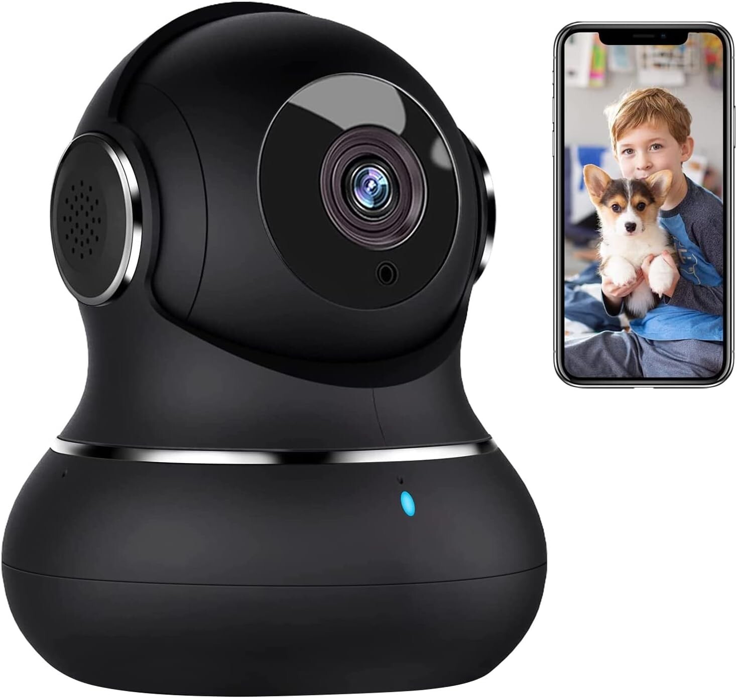 litokam 2K Indoor Security Camera, 360° Cameras
