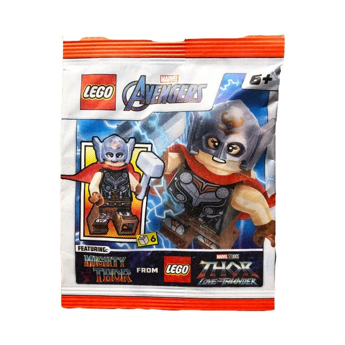#001 - LEGO Marvel Mighty Thor Jane Foster Paper Bag 242318 (SEALED)