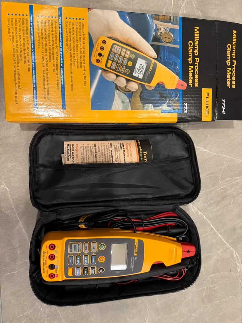 For Fluke 773 Milliamp Process Clamp Meter 4 to 20 mA Signals Loop Calibrator